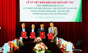 VNU-USSH hợp tác với 3 trường đại học trong nâng cao chất lượng đào tạo và giảng dạy, NCKH