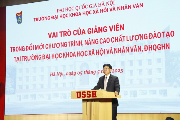 (ĐBND) Hiệu trưởng Trường ĐH Khoa học Xã hội và Nhân văn kêu gọi giảng viên "không nhân danh hàn lâm để chối bỏ đổi mới sáng tạo"