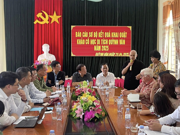 VNU-USSH phối hợp với Đại học Quốc gia Úc tổ chức đợt khai quật khảo cổ học tại di chỉ Quỳnh Văn