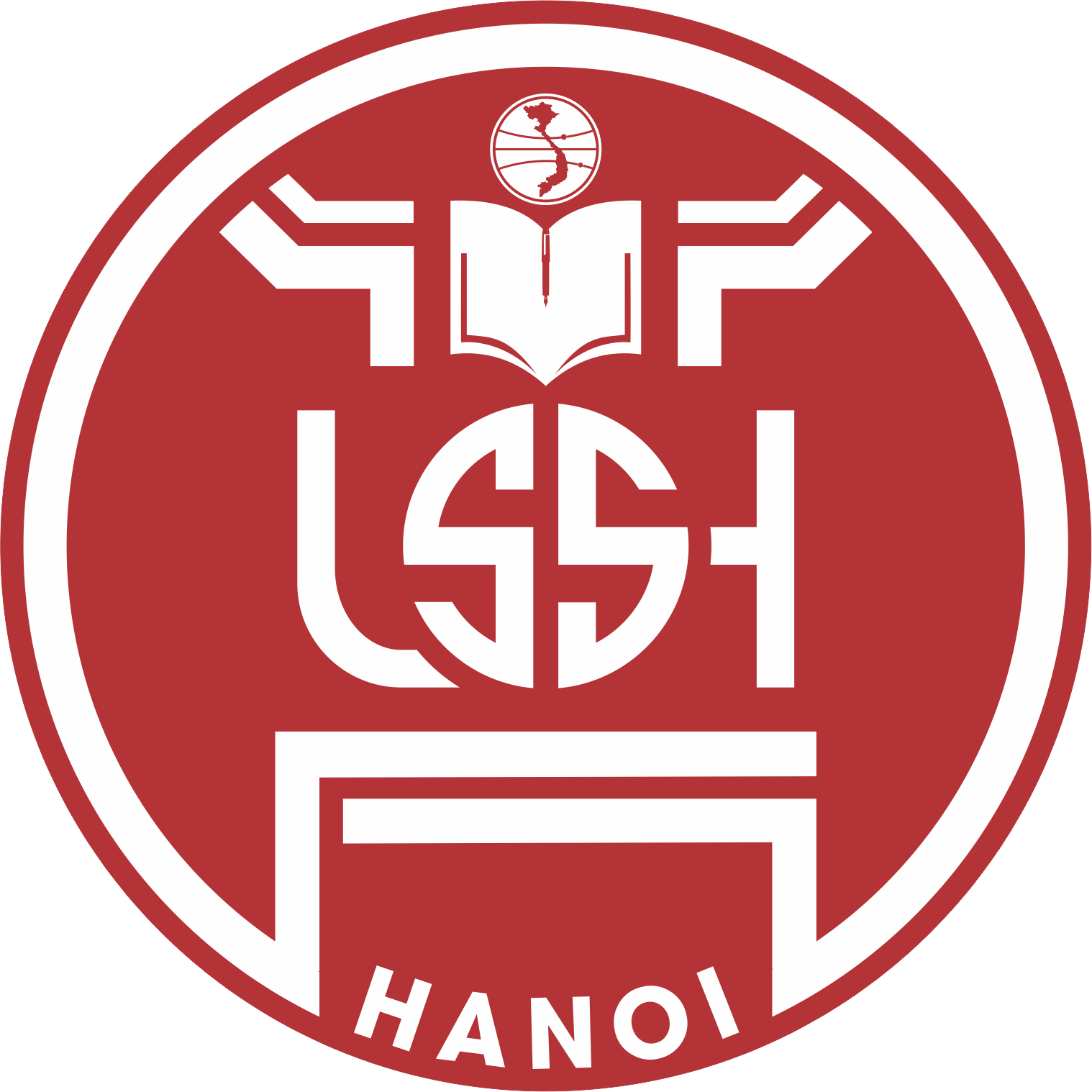 Ý nghĩa biểu tượng logo Trường Đại học Khoa học Xã hội và Nhân văn