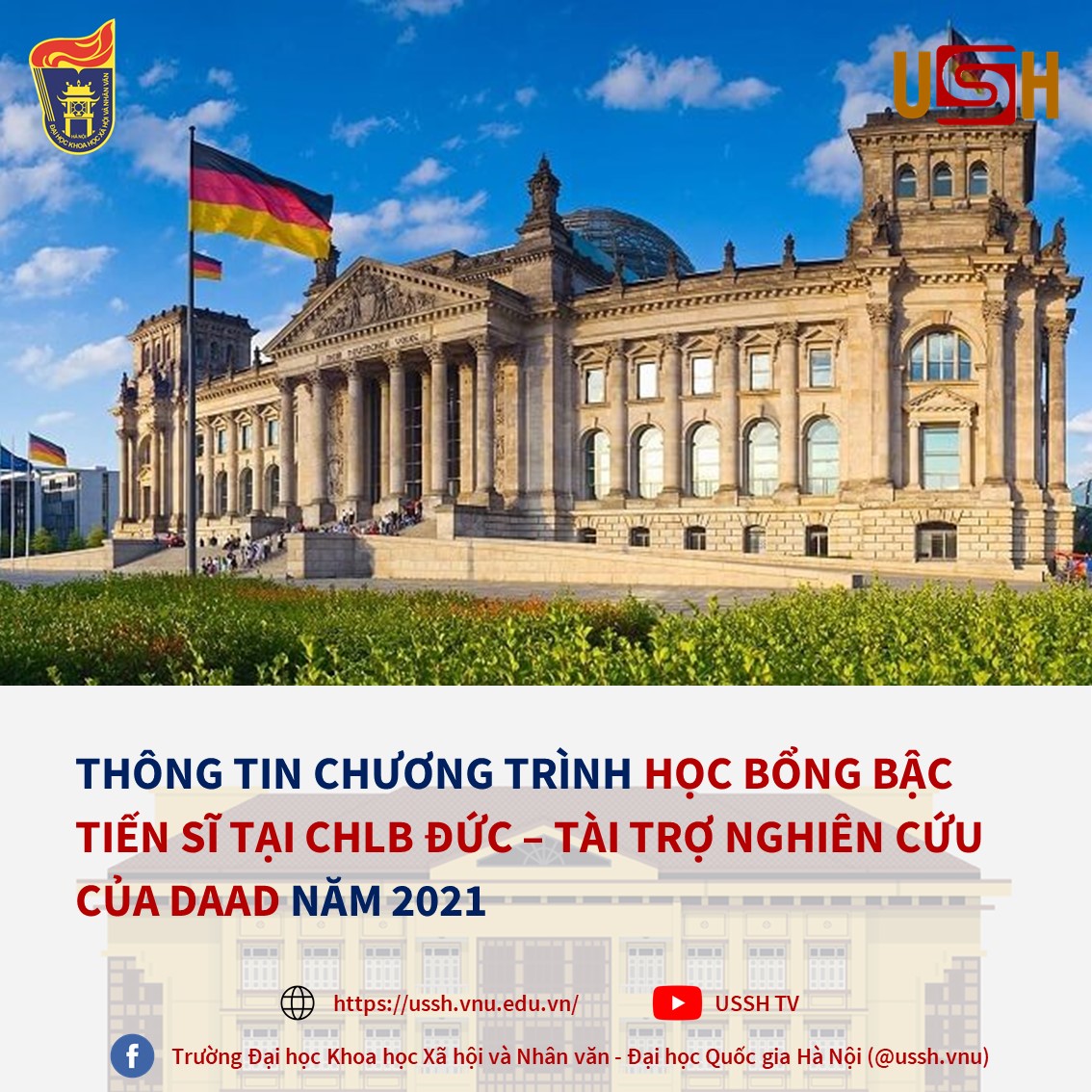 Chương trình HB Tiến sĩ Tài trợ nghiên cứu DAAD 2021 Cover